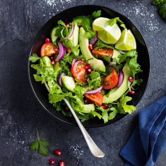 Nutritional meal bowl with wholesome ingredients